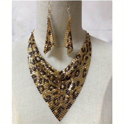 Leopard Charm Vintage Style Jewelry Set