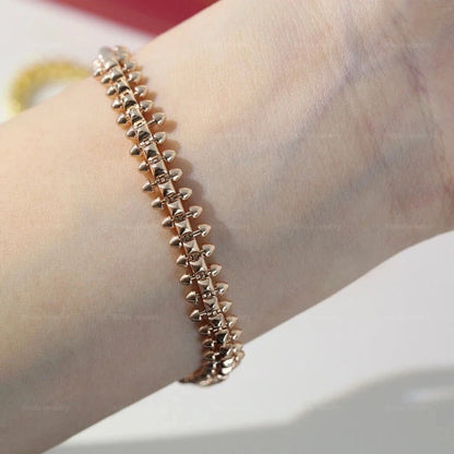 S925 Sterling Silver Rivet Bracelet