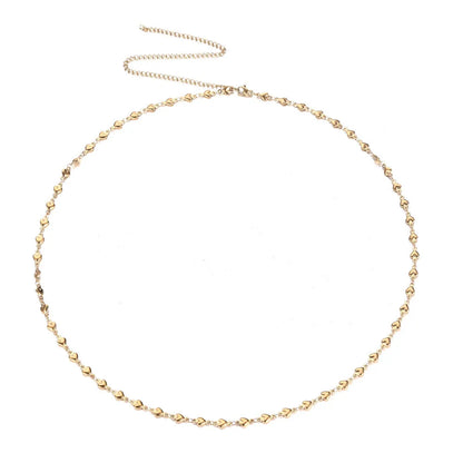 High-Quality Gold Plated Stainless Steel Love Chain