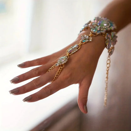 Hand Bracelets with Faux Gemstone