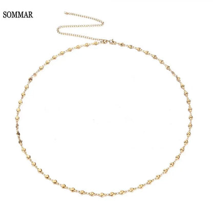 High-Quality Gold Plated Stainless Steel Love Chain